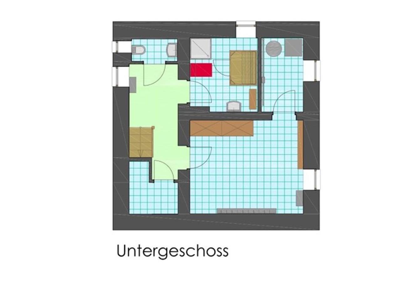 באד גסטיין Villa Schnuck - Das Rote Ferienhaus מראה חיצוני תמונה